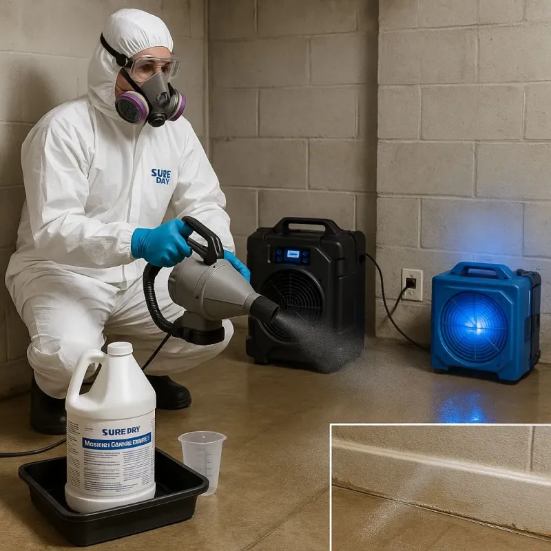 Sanitization and Odor Removal process in Maysville, NC