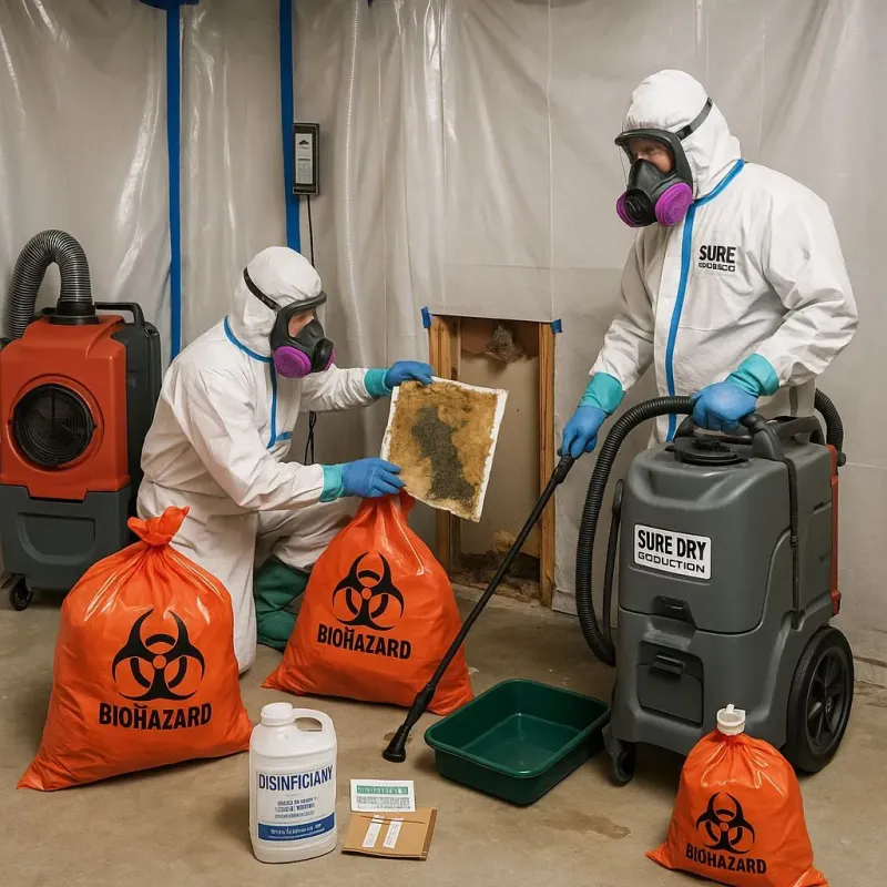Contaminated Water Handling Protocols process in Maysville, NC